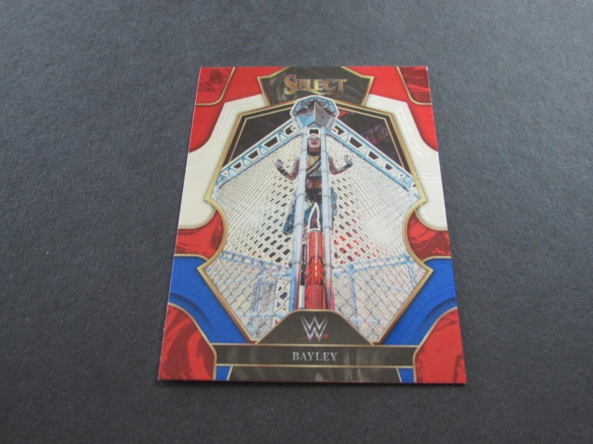 2023 WWE Select Bayley Card #177 Premier Level Red & Blue