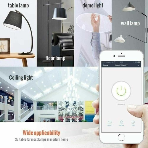 Smart LED Glühbirne E27 ALEXA GOOGLE CCT Verstellbar Wi-Fi Dimmbar 2700 - 6000K - Bild 3 von 7
