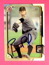 2015 Bowman 1st card, Pittsburgh Pirates - BUDDY BORDEN - autographed