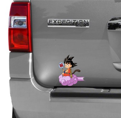 Goku Flying Car Window Bumper Sticker Vinyl Decal Dragon Ball Z Jdm Anime Ebay