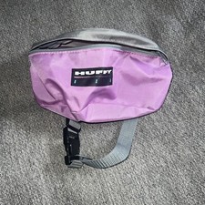 RARE Vintage Huffy Bike Bag Fannypack Purple & Grey Fanny Pack 80s Y2K