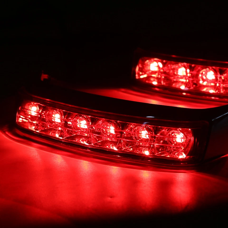 Alforja Alforja Bolsas Run Freno Luces LED Giratorias Para Harley Ultra Limited 2014-24 Foto 3 de 4