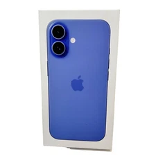 Apple Iphone 16 Ultramarine 128GB Empty Box Only 6.5 x 3.5 x 1"