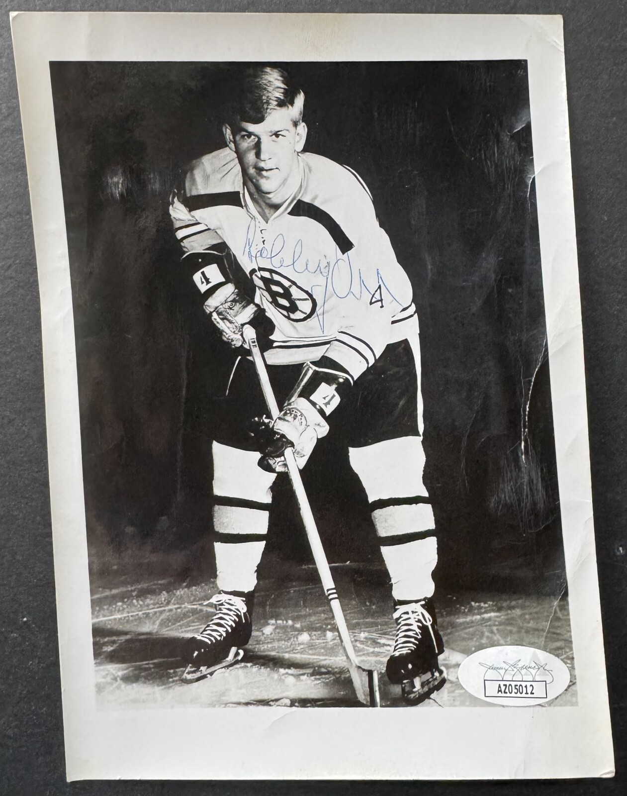 Bobby Orr Autographed Signed Boston Bruins Circa 1968 Team Issued Type 1 Photo JSA Bruins NHL 