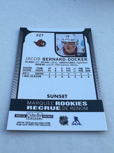 2021-22 O-Pee-Chee Platinum Sunset ROOKIES + BASE YOU PICK COMPLETE UR SET - Picture 96 of 126