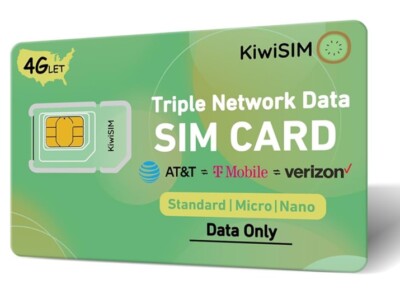 Prepaid Date Sim Card 4GLET KIWISIM