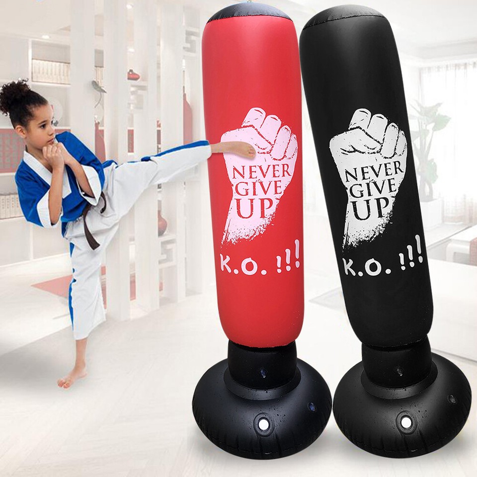 Kickboxing Boxing Bag Combinations Kids Punching Bag Combo Kit
