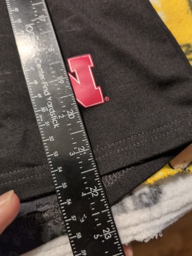 Colosseum Black/Scarlet Nebraska Huskers Scaled Mock Neck Fitted Pullover Size M - Bild 10 von 10