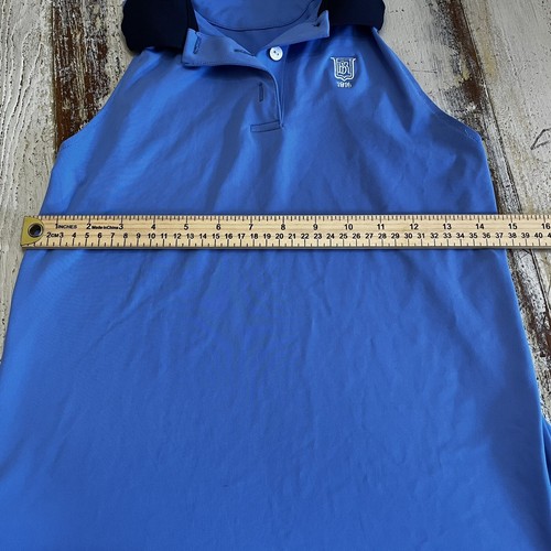 PETER MILLAR Crown Sport Collection Women's Scallop Collar XS Blue Golf - Picture 3 of 10