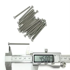 (PKG of 25) M3 x 45mm Machine Screw, Phillips Pan Head, A2 Stainless M3x45