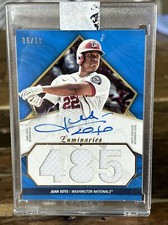 2022 Topps Luminaries Juan Soto Hit Kings Autograph Auto Relic Blue /10 Yankees