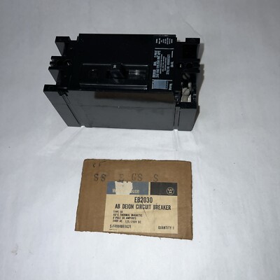 Westinghouse EB2030	Circuit Breaker 30A 240VAC 2 Pole