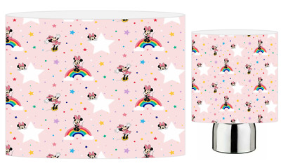 MINNIE MOUSE Regenbogen wählen Sie aus Lampenschirm, Touch Lampe oder beidem