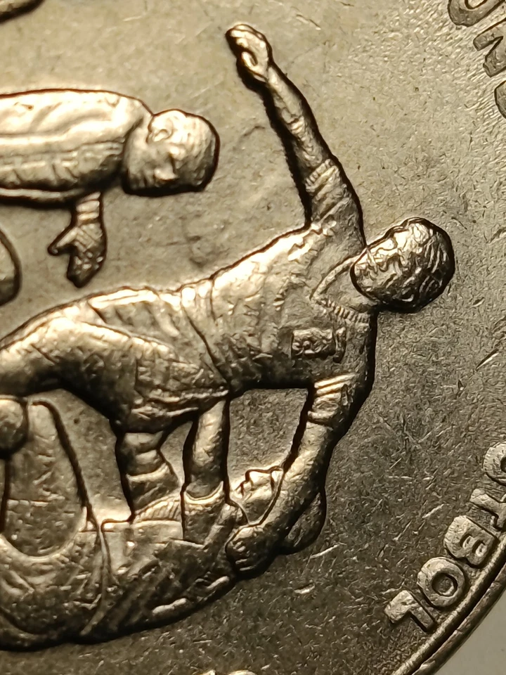 $200 PESOS COPA MUNDIAL DE FUTBOL MEXICO 1986 CON ERROR en ANVERSO Y REVERSO - Image 3 of 4