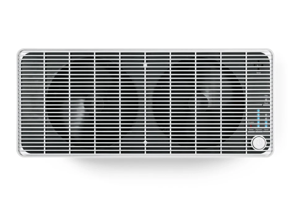 Luftbefeuchter Verdunster mit 4 Stufen und Hygrostat Oskar Big Weiß 100 m² - Bild 3 von 4