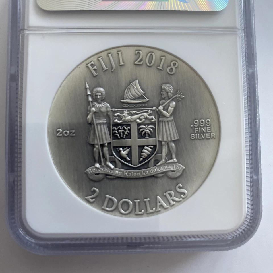 2018 MARVEL AVENGERS: INFINITY WAR - THANOS 2 OZ. SILVER COIN NGC PF69 ANTIQUED - Image 4 of 4