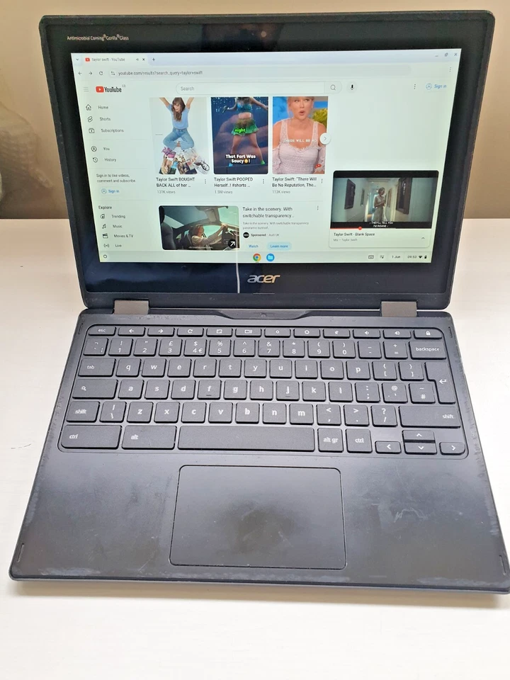 Acer Chromebook Spin Touchscreen 12", N4020 , 4GB Ram,32GB eMMC - Image 3 of 4
