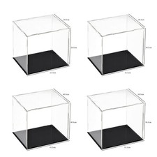 Large Acrylic Display Case Dustproof Box Perspex Clear Collectibles Shop Model 