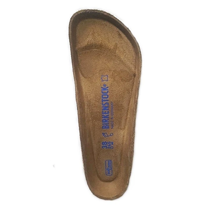 frugtbart lærken jern Birkenstock Replacement Cork Soft Foot Bed Blue Writing Regular Width 1  Pair | eBay