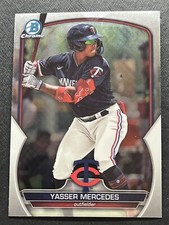 2023 Bowman Draft Yasser Mercedes Chrome #BDC-139 Twins