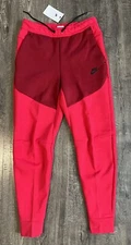 Nike Sportswear Tech Fleece Joggers Berry Pomegranate CU4495-643 Men's LARGE