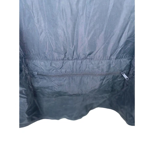 Bearded Goat Mens Large Jacket Black Pockets Full Zip Windbreaker image 4