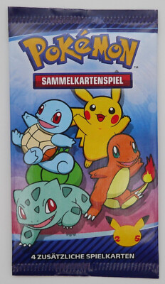 Pokemon Mc Donalds 25th Anniversary Jubiläum Promo Booster Sealed PIKACHU HOLO