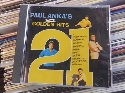 PAUL ANKA CD: PAUL ANKA'S 21 GOLDEN HITS (EUROPE;RCA   ND 82326)