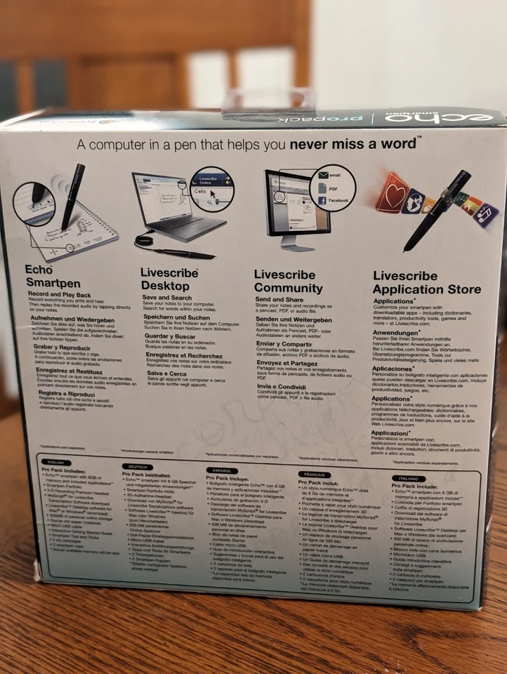 Echo Smart Pen Pro Pack 8GB - Image 3 of 4