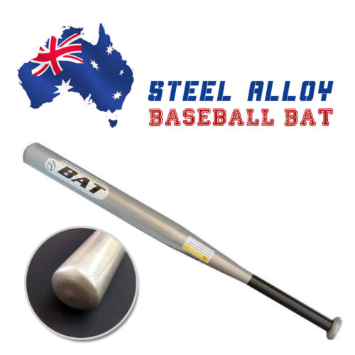 32"/25" Steel alloy Silver Baseball Bat Racket Softball Sports Lightweight - Picture 1 of 11