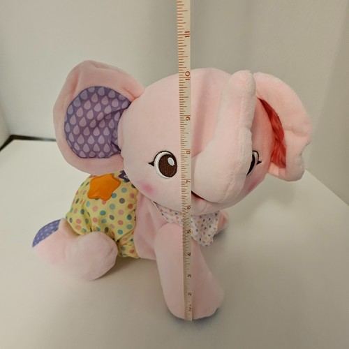 VTech Explore and Crawl Pink Baby Elephant Musical Plush Interactive Toy - Picture 13 of 13