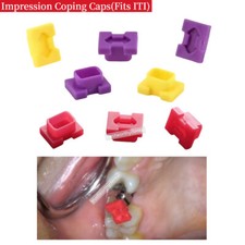Dental ITI Snap Caps Closed Tray RC NC Impression Transfer Coping Fits Straumann
