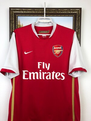 Nike Arsenal シャツ Mサイズ 赤/白 Arsenal Home football shirt 2006 Soccer Nike Jersey Mens Trikot