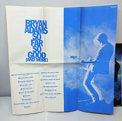 Bryan Adams – So Far So Good (And More) / Japan 1994 VHS Videotape