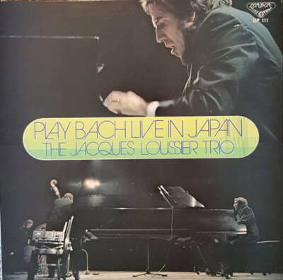 Jacques Loussier Trio - Play Bach Live In Japan / VG / LP, Album