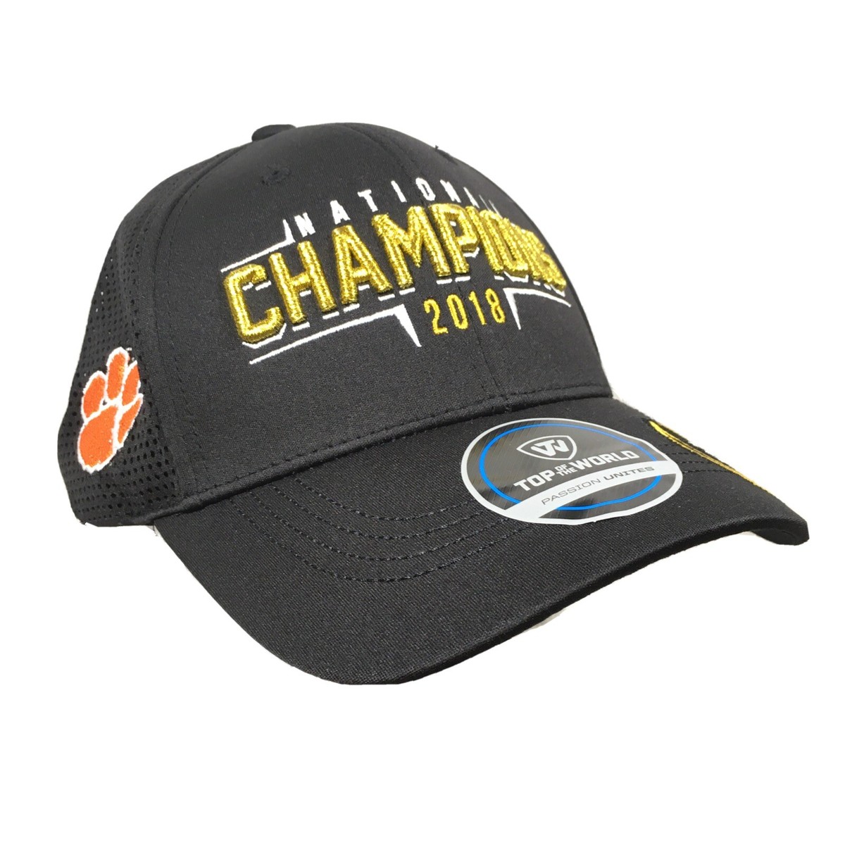 New 2018 CLEMSON Tigers National Championship Hat Adjustable Top