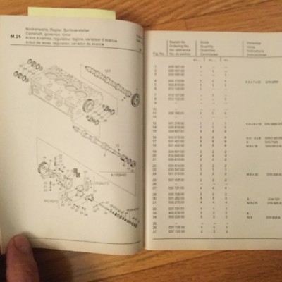 Hatz 2,3,4 Cylinder 4L31S/Z/C/K 4L40S/Z/C/K PARTS CATALOG MANUAL