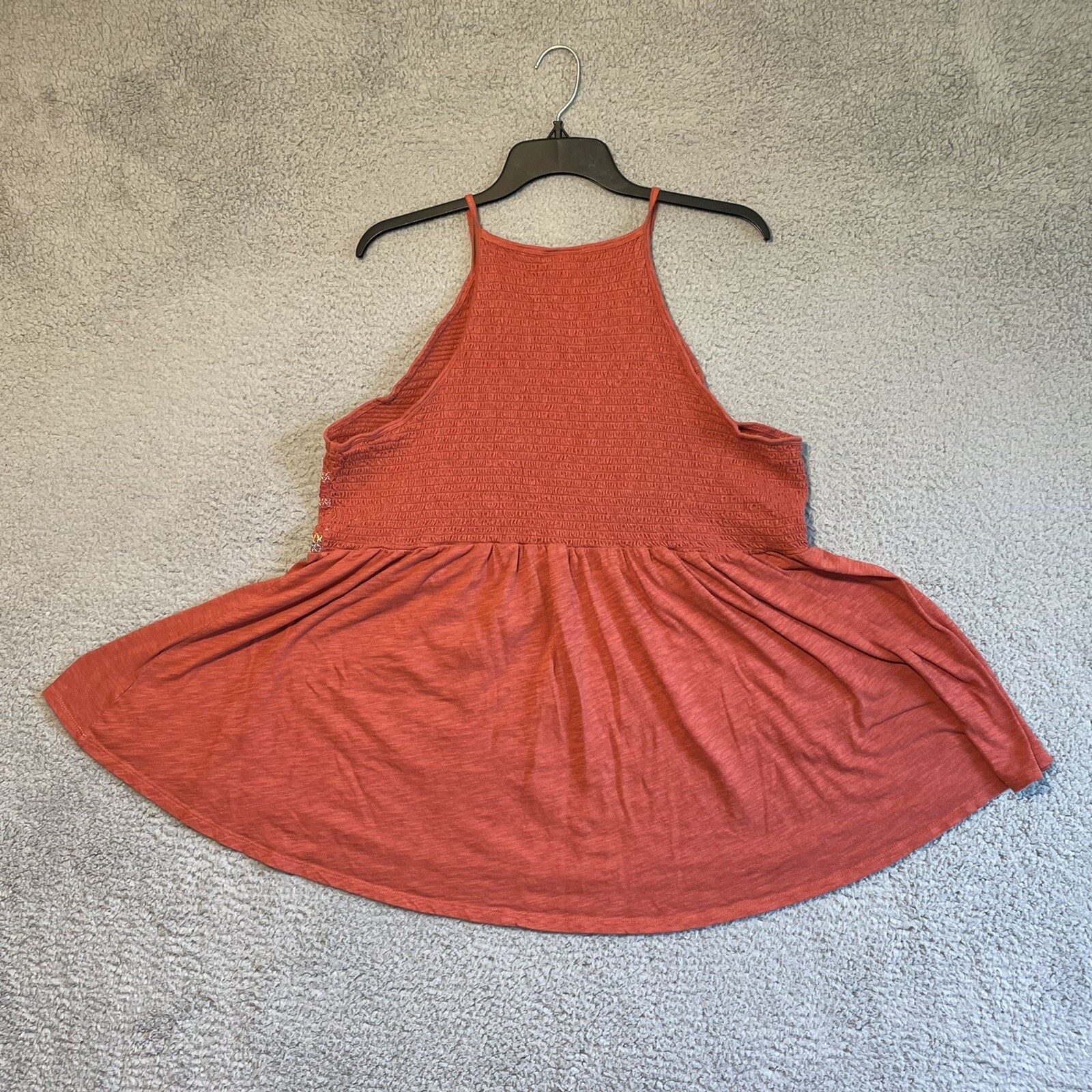 Torrid Women's Size 4 Basic  Orange Solid Cotton … - image 9