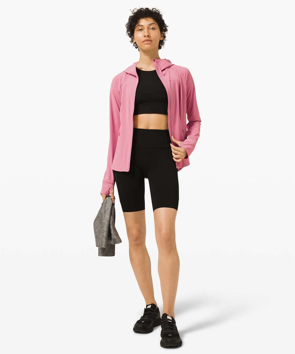 NWT Lululemon Mist Over Windbreaker ~SIZE:6,8 ~Pink Taupe | eBay