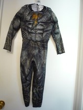 MARDI GRAS Black Adam Costume-NWT- DC Comics Rubies Boys Padded Jumpsuit SM