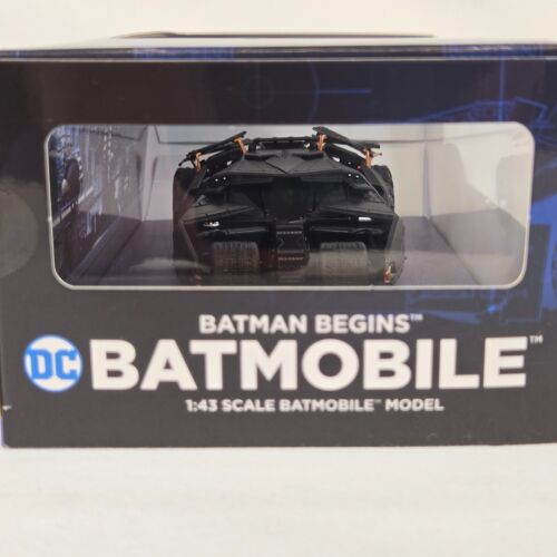DC Batman Begins Batmobile 1:43 Scale Model Eaglemoss Hero Collector Unopened - Picture 5 of 10
