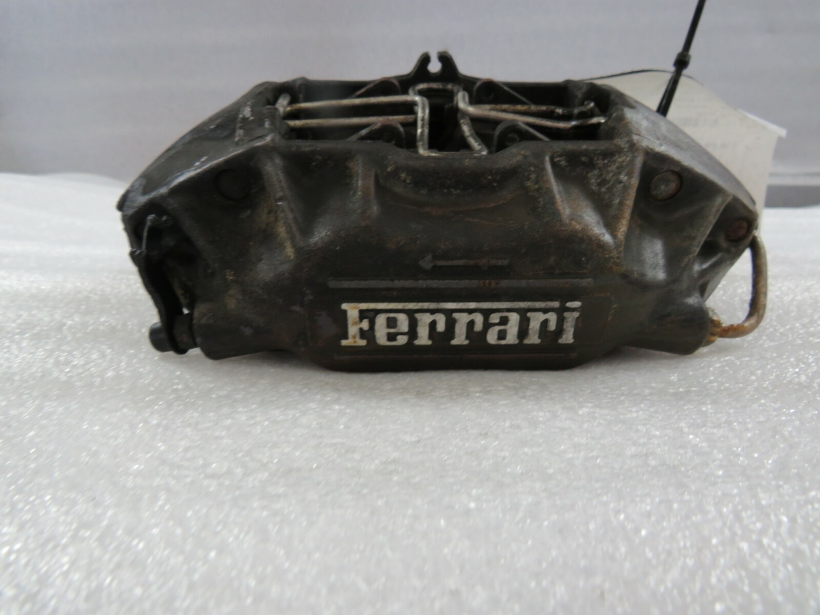 Ferrari 348 LH, Left Rear Caliper, Black, Burn Damage, Used P/N 143731