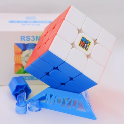 Moyu RS3M 3x3 Magnetic Speed Cube Stickerless 2020   Smooth Puzzle Toy Ed. 2024!