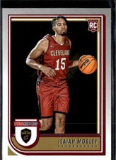 2022-23 Hoops #268 Isaiah Mobley Rookie Cleveland Cavaliers