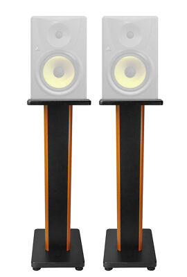 2) Rockville 28'' 2-Tone Studio Monitor Speaker Stands For Behringer Truth B2030A