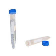 15 ml Leakproof Graduated Cryovials with Plastic Screw Top Vials Centrifuge T...