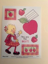 4 Suzy's Zoo sticker sheets: You are the best 90044 just 1 each