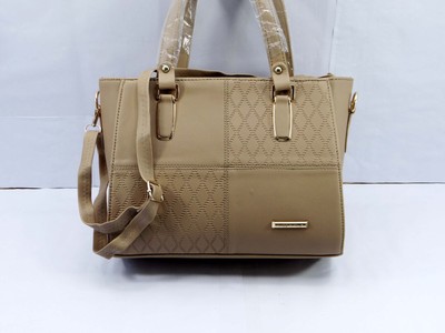 SOZEN Genuine Leather Briefcase Shoulder  Handbag Platinum Bag Made in italy