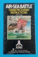 Atari 2600 Air Sea Battle Instructions Manual