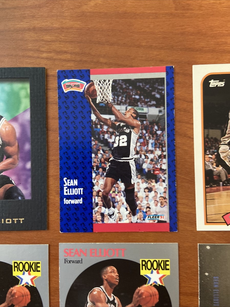 12 VTG Card Lot SEAN ELLIOTT NBA hoops ROOKIE Fleer Topps 12 VTG Card Lot SEAN ELLIOTT NBA hoops ROOKIE Fleer Topps